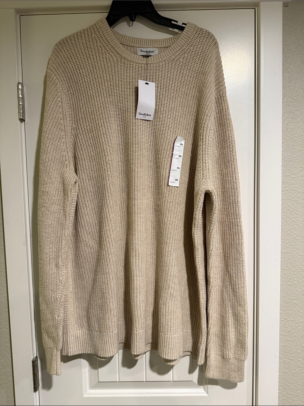 Goodfellow & Co Men’s Crewneck Sweater in Light Beige